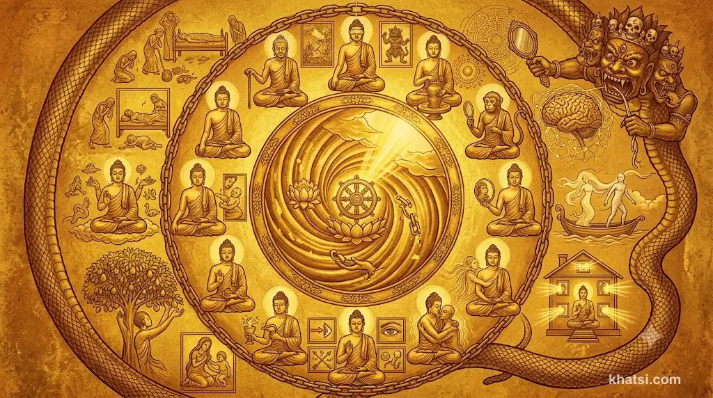 Thập Nhị Nhân Duyên — 12 Mắt Xích Của Vòng Luân Hồi